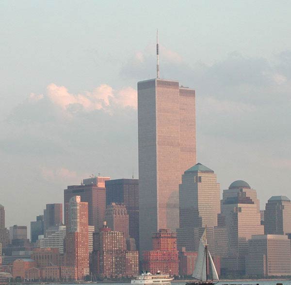 The World Trade Center in spring 2001
